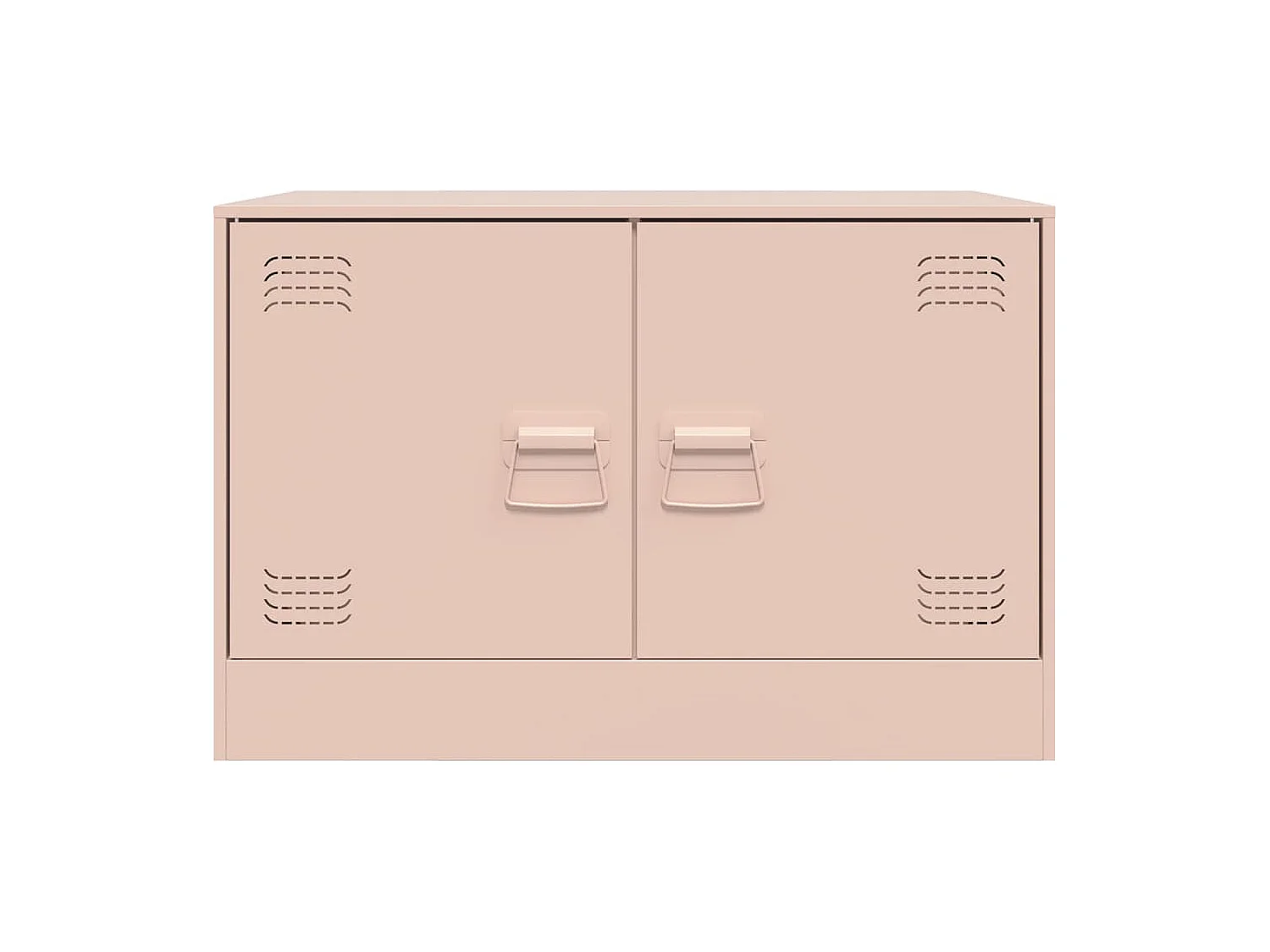 Castlerea  Meuble TV rose 67x39x44 cm acier