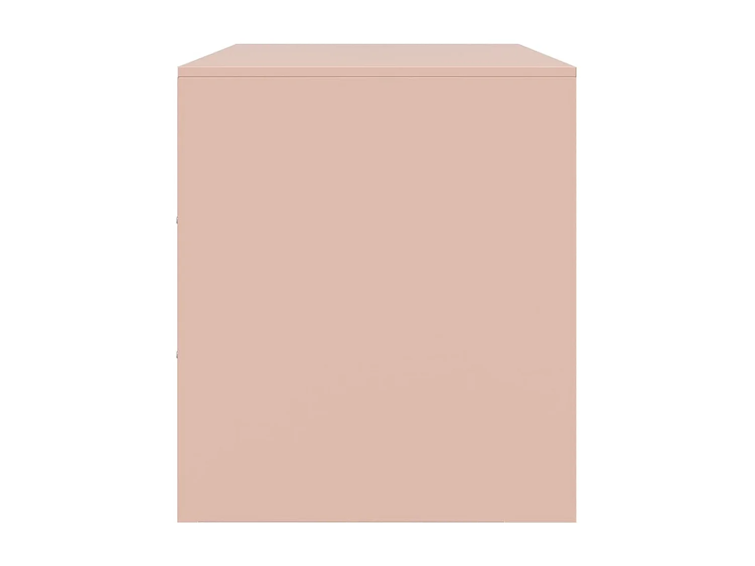 Castlerea  Meuble TV rose 67x39x44 cm acier