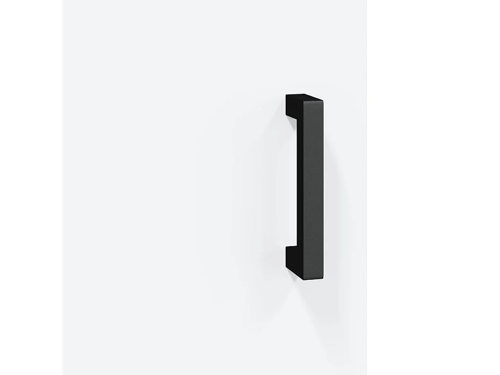 Zendra  Meuble TV blanc 150x30x50 cm bois d'ingénierie