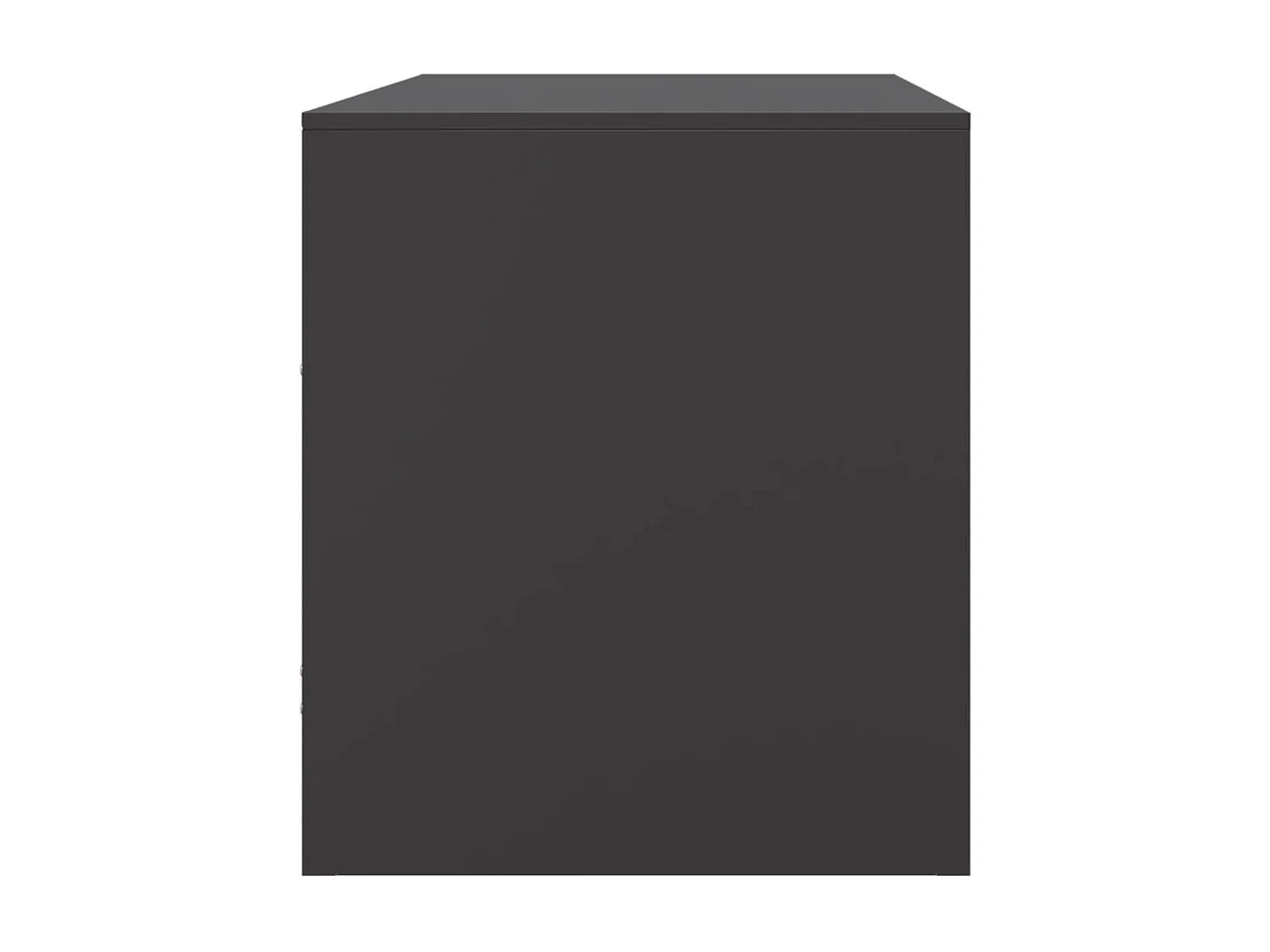 Amelie  Meuble TV noir 67x39x44 cm acier