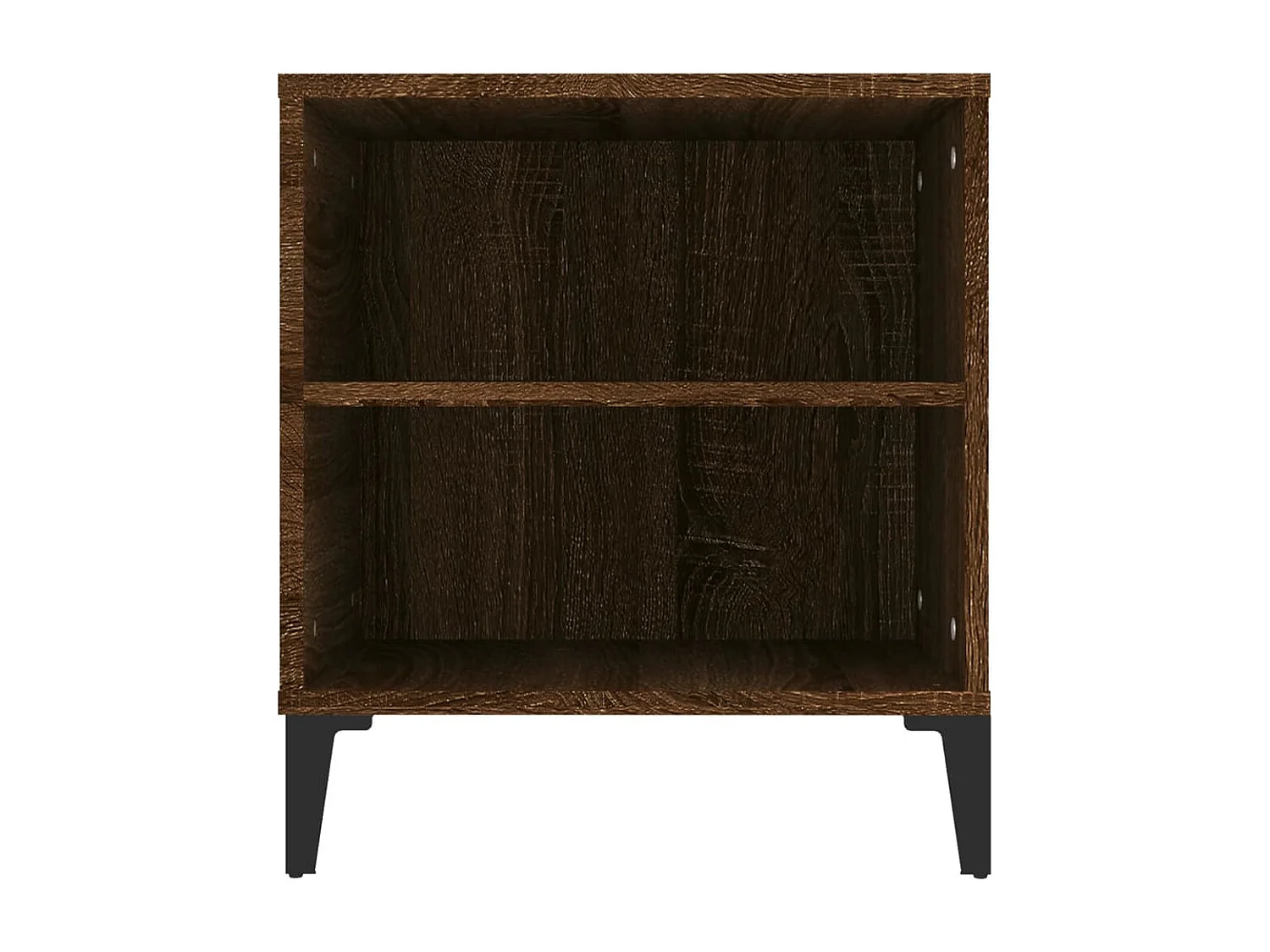 Hermiston  Meuble TV Chêne marron 102x44,5x50 cm Bois d'ingénierie