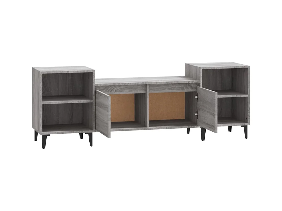 Blakely  Meuble TV Sonoma gris 160x35x55 cm Bois d'ingénierie