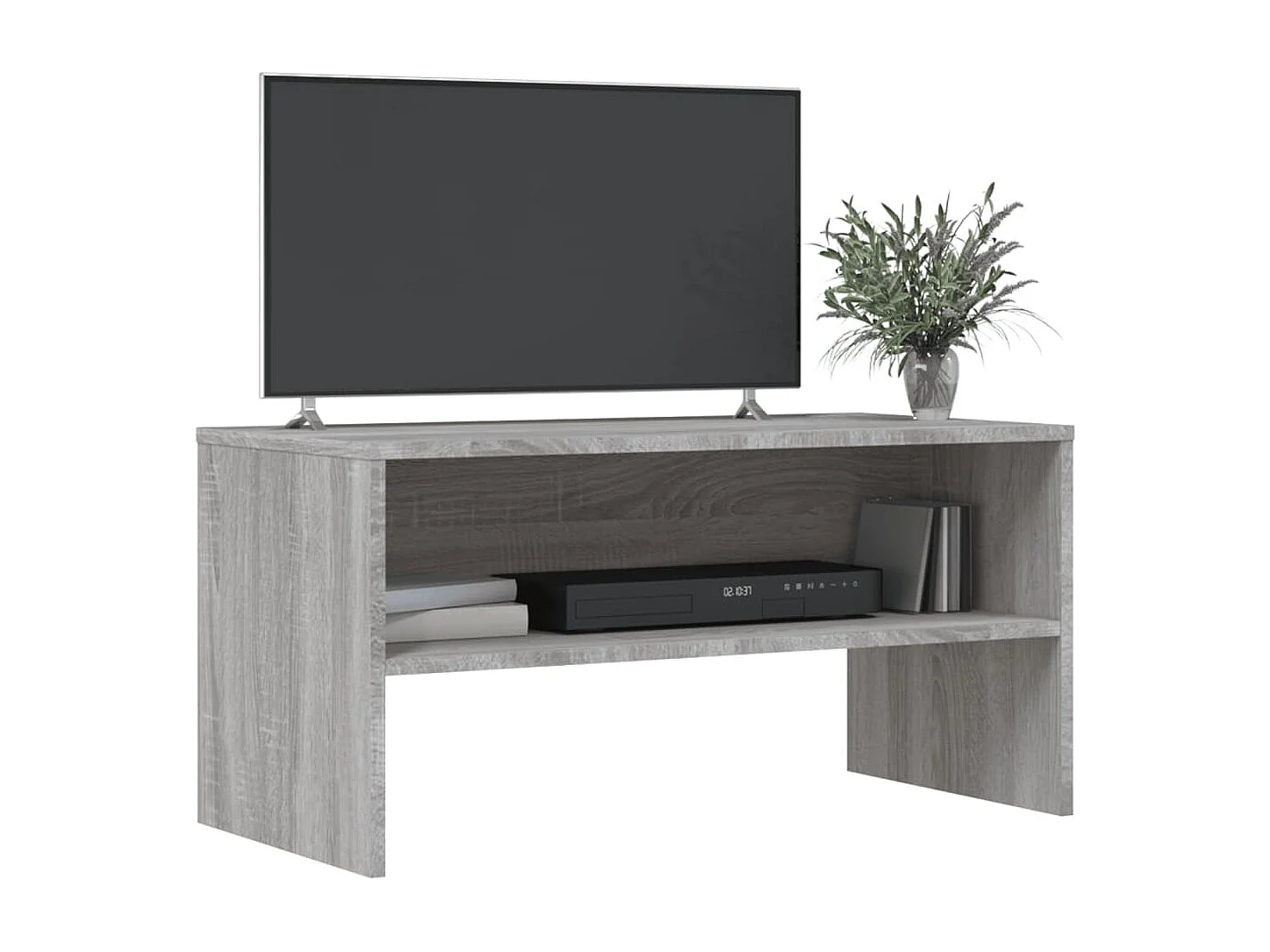 Lackland AFB  Meuble TV sonoma gris 80x40x40 cm bois d'ingénierie