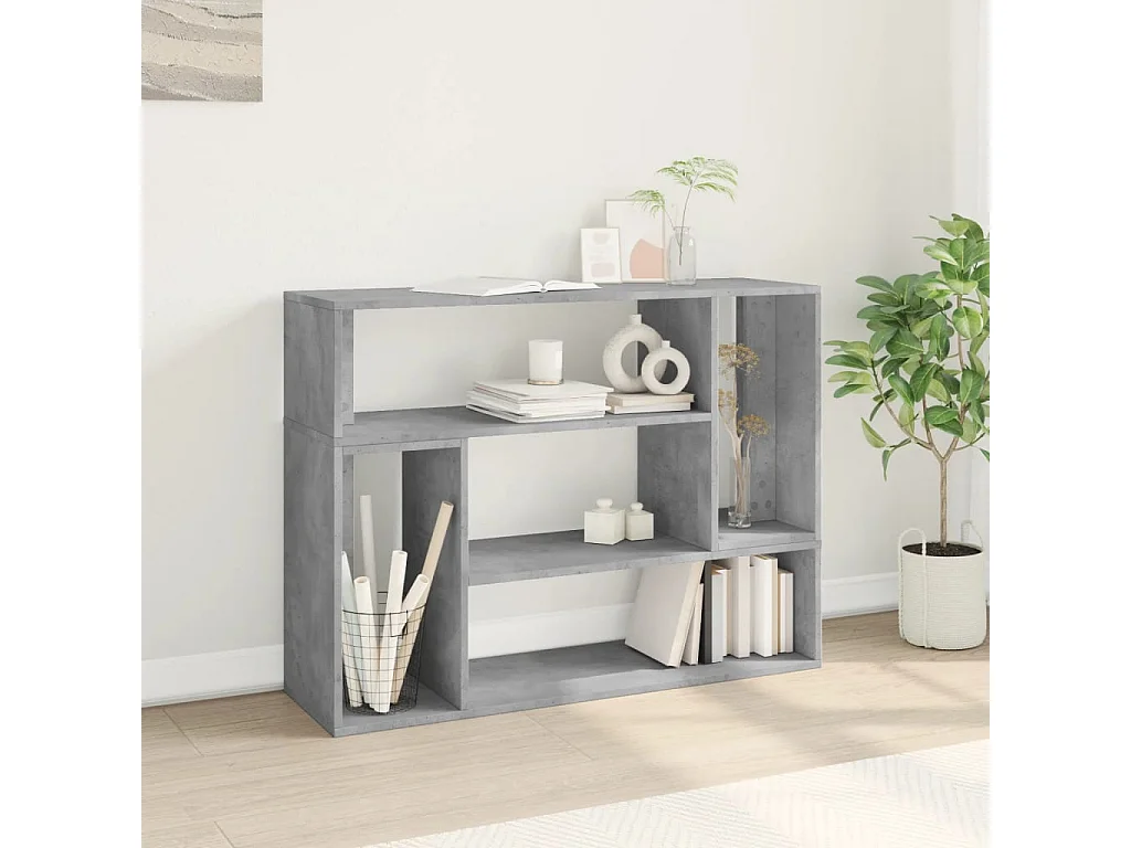 Dunmore  Meubles TV 2 pcs gris béton 100x30x50 cm bois d'ingénierie