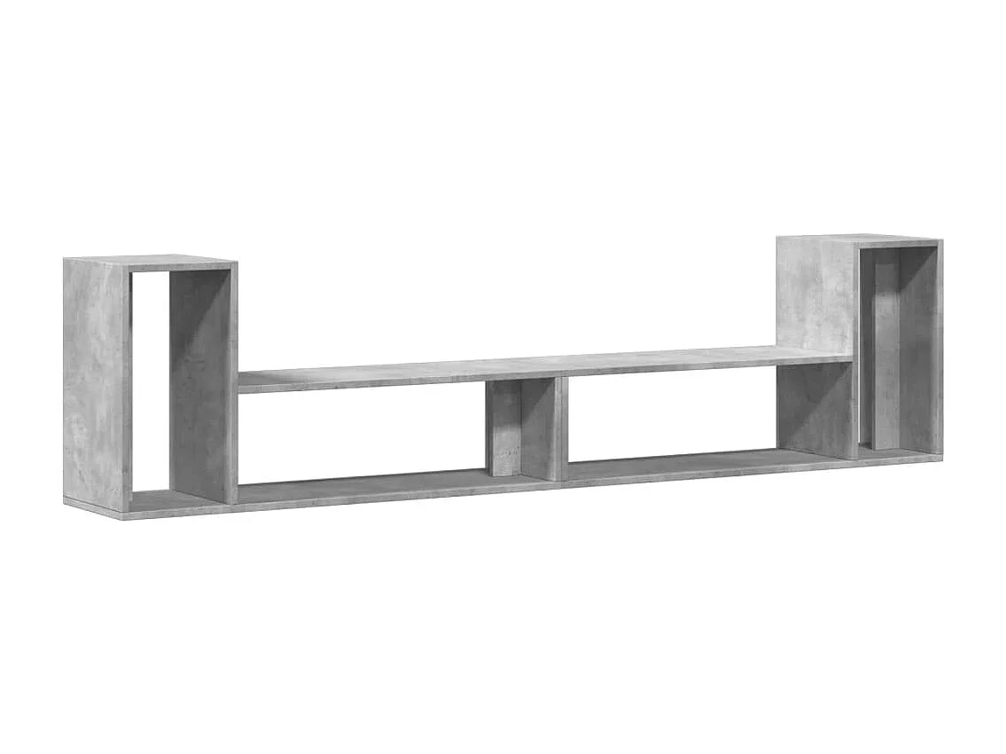 Dunmore  Meubles TV 2 pcs gris béton 100x30x50 cm bois d'ingénierie