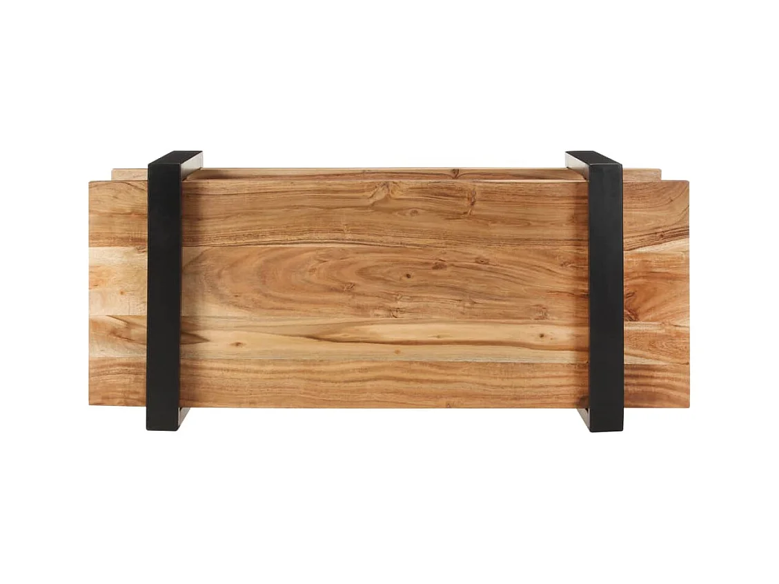 Gokce  Tv-meubel 90x40x40 cm massief acaciahout