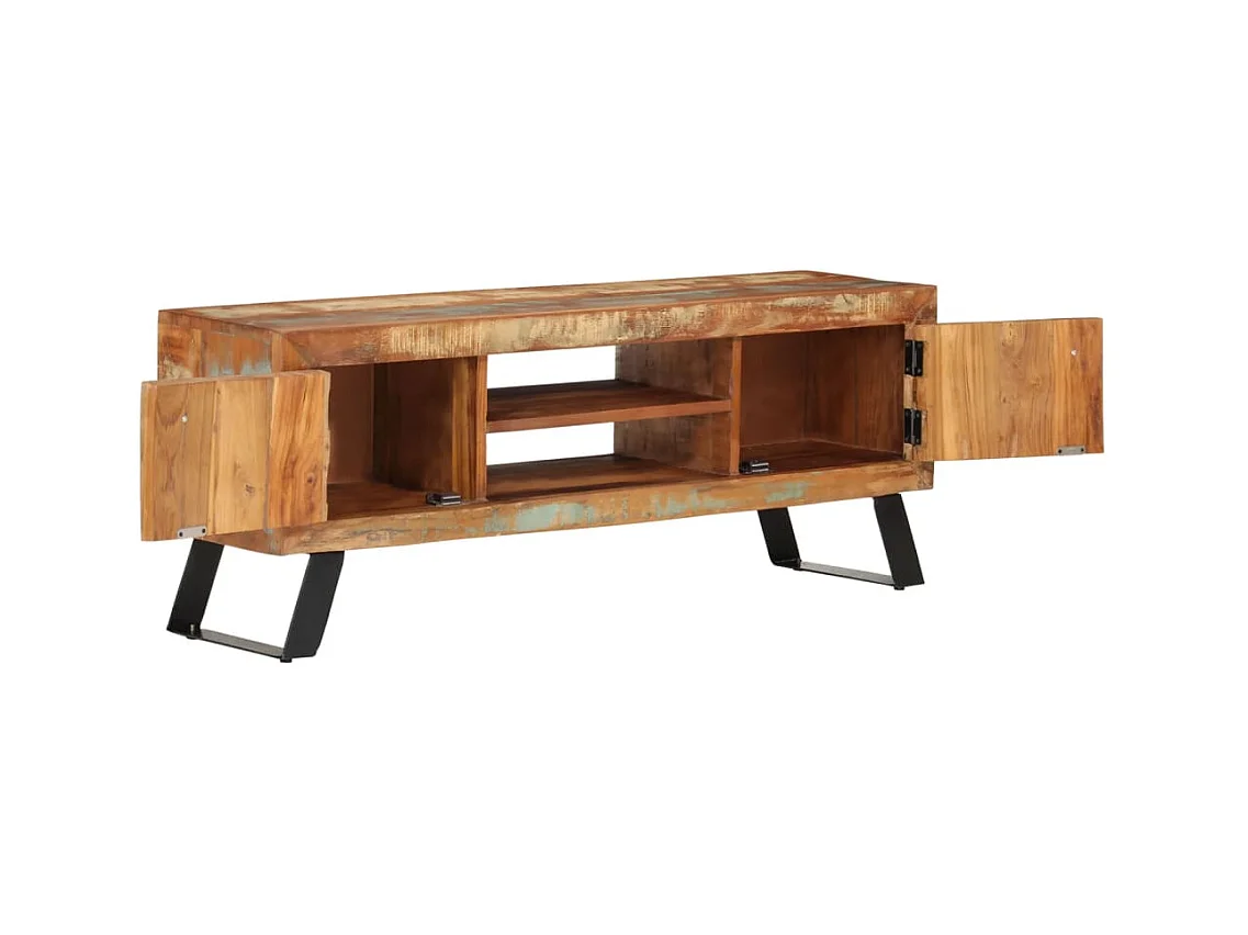 Jean-Paul-Alexis  Meuble TV 112x30x45 cm bois massif de récupération