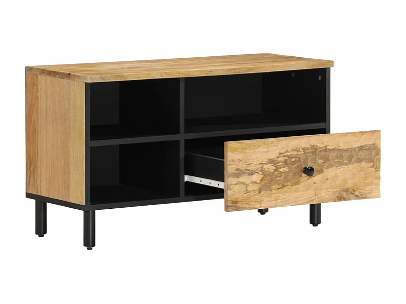 Serhat  Tv-meubel 80x33x46 cm massief mangohout