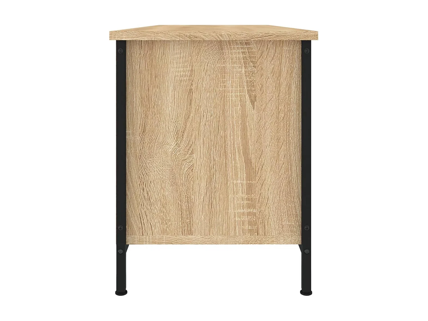 Ypel  Meuble TV chêne sonoma 102x35x45 cm bois d'ingénierie