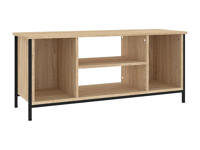 Ypel  Tv-meubel 102x35x45 cm bewerkt hout sonoma eikenkleurig