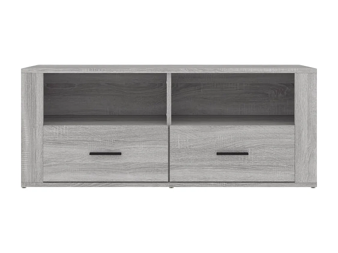 Monster  Mueble de TV madera contrachapada gris Sonoma 100x35x40 cm