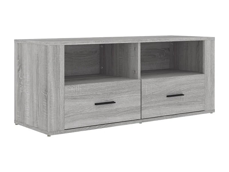 Monster  Mueble de TV madera contrachapada gris Sonoma 100x35x40 cm