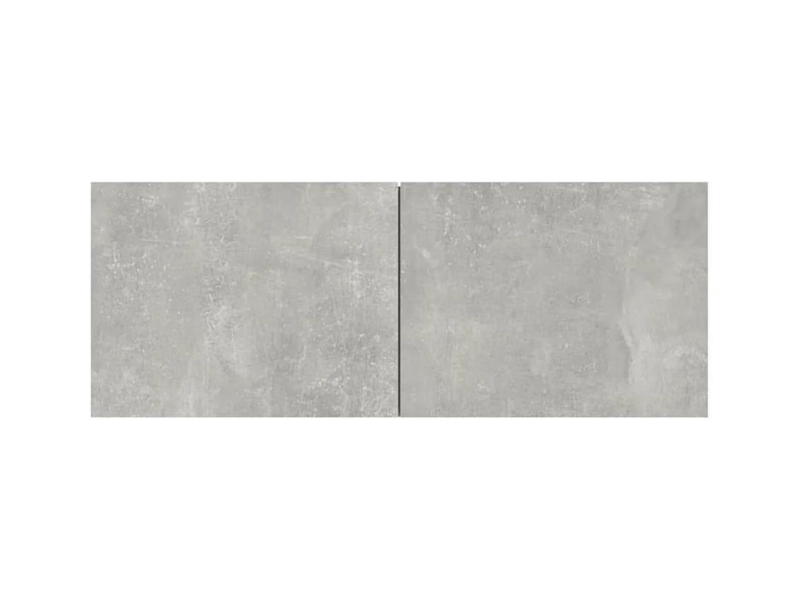 Assumption  Muebles TV 4 uds madera contrachapada gris hormigón 80x30x30 cm