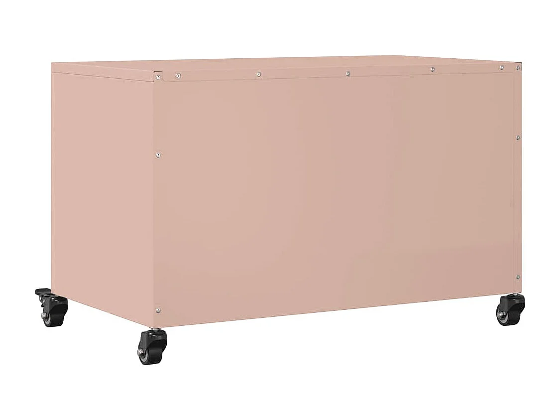 Ellijay  Meuble TV rose 68x39x43,5 cm acier
