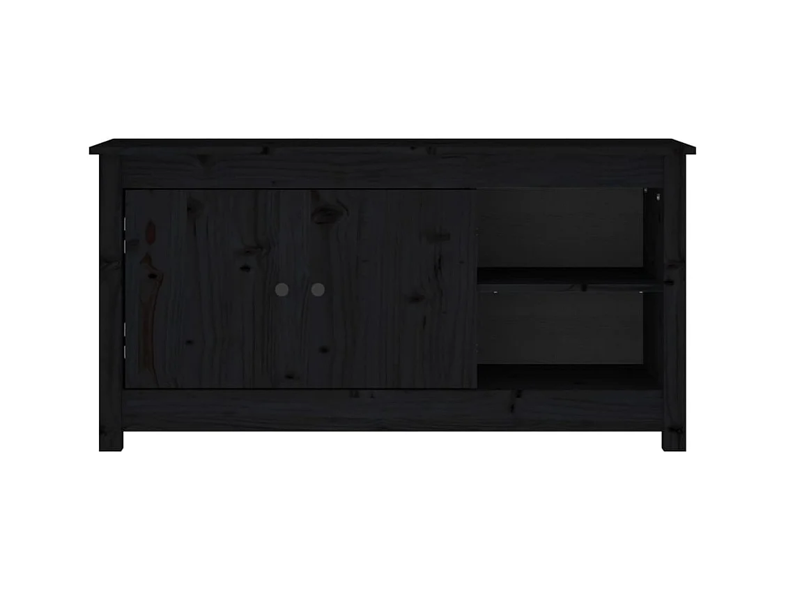 Clinton Corners  Tv-meubel 103x36,5x52 cm massief grenenhout zwart