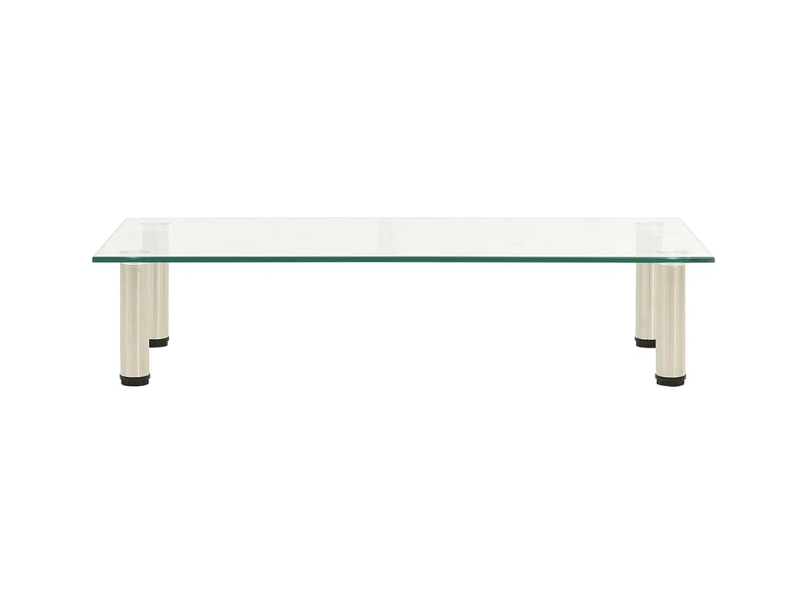 Élie  Tv-meubel 80x35x17 cm gehard glas transparant