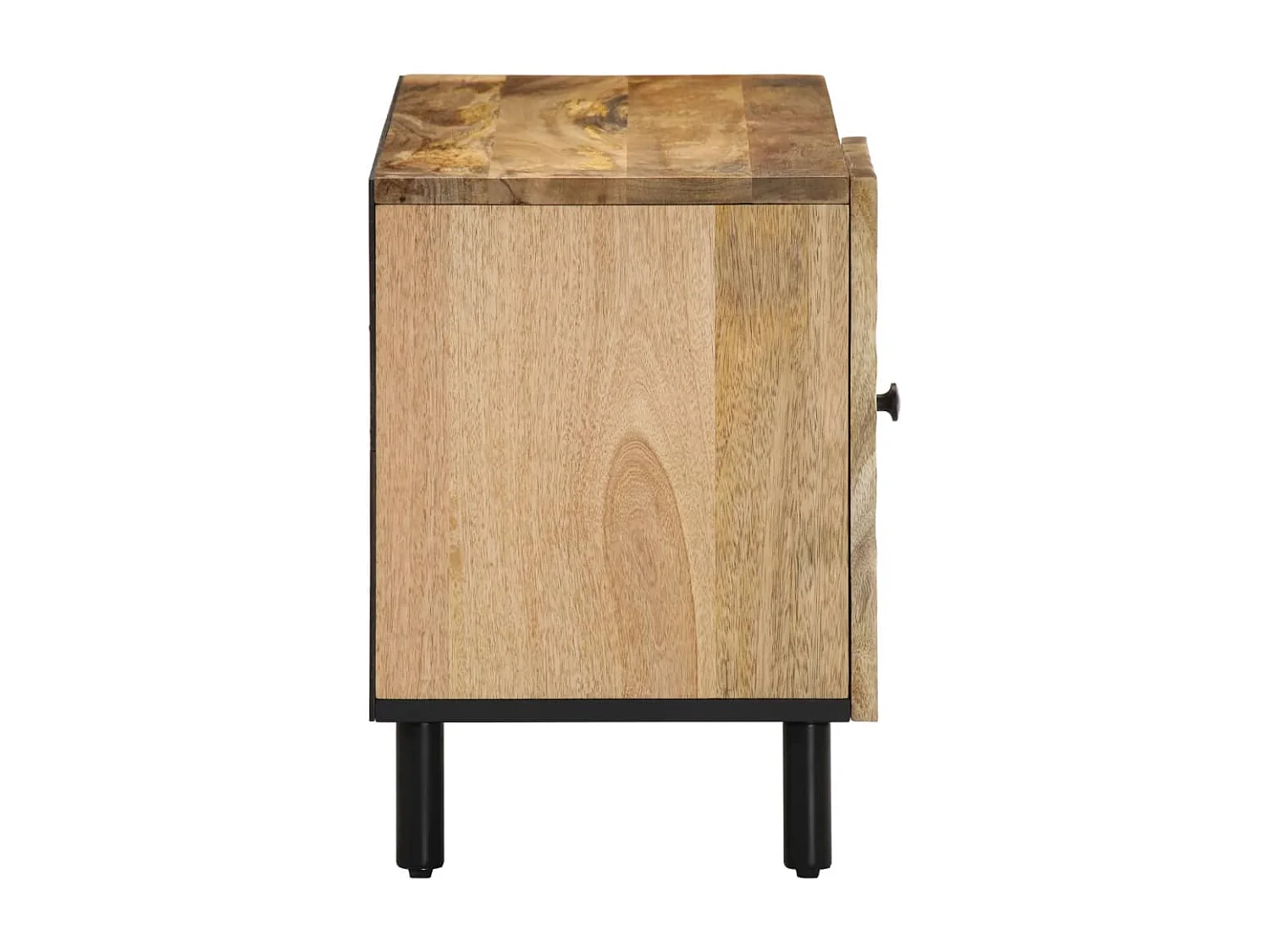Mjolen  Mueble de TV madera maciza de mango 80x31x46 cm