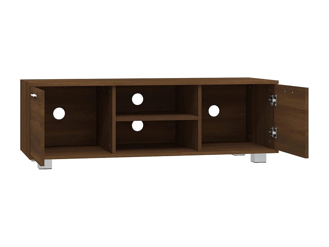 Stuarts Draft  Meuble TV Chêne marron 120x40,5x35 cm Bois d'ingénierie