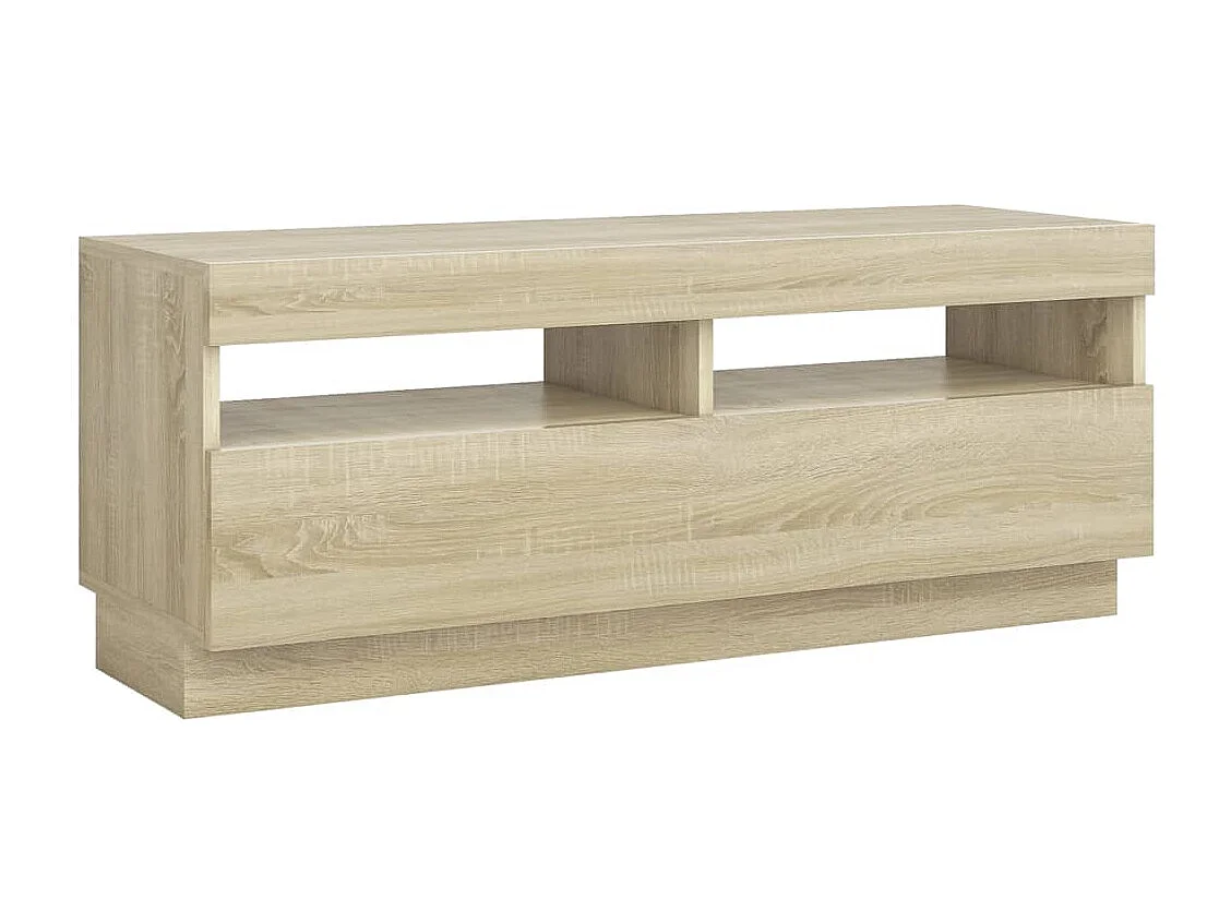 Roelant  Tv-meubel met LED-verlichting 100x35x40 cm sonoma eikenkleurig