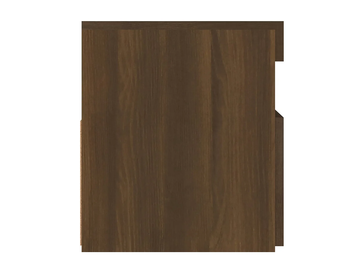 Ilion  Meuble TV avec lumières LED Chêne marron 90x35x40 cm