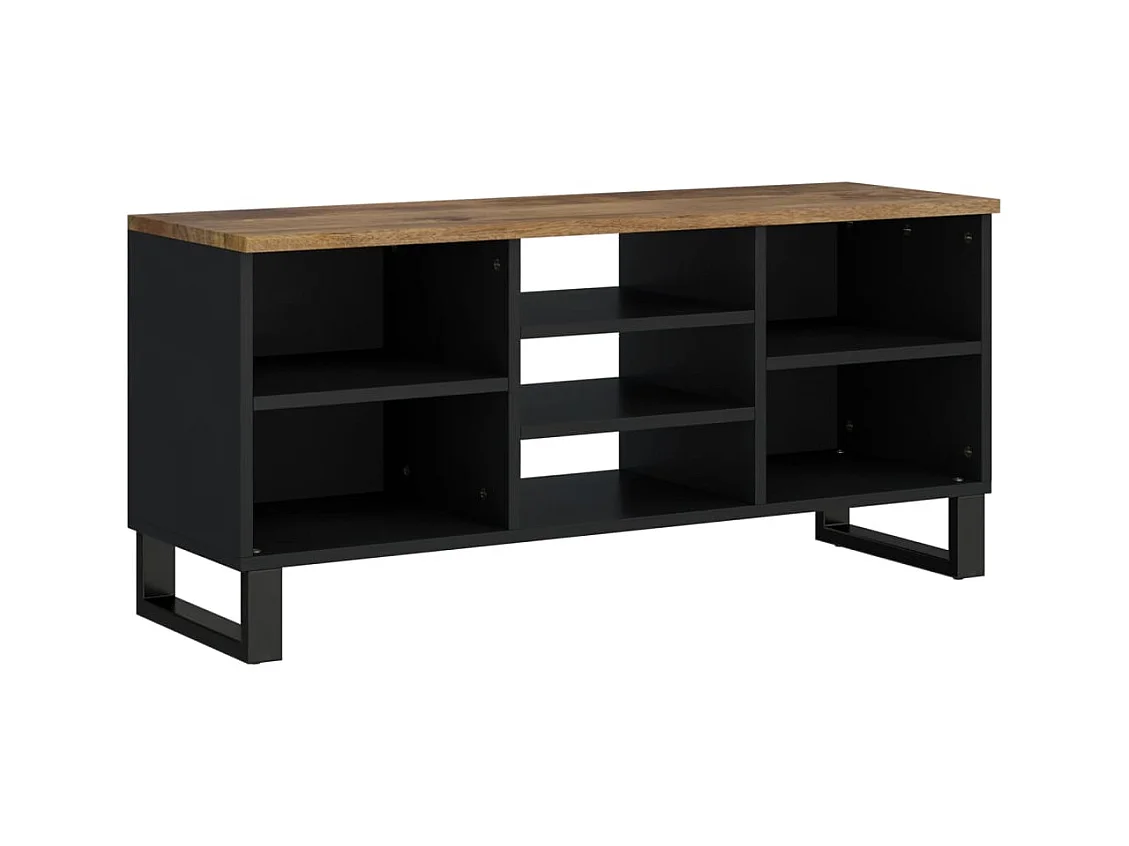 Chambersburg  Tv-meubel 100x33x46 cm massief mangohout en bewerkt hout