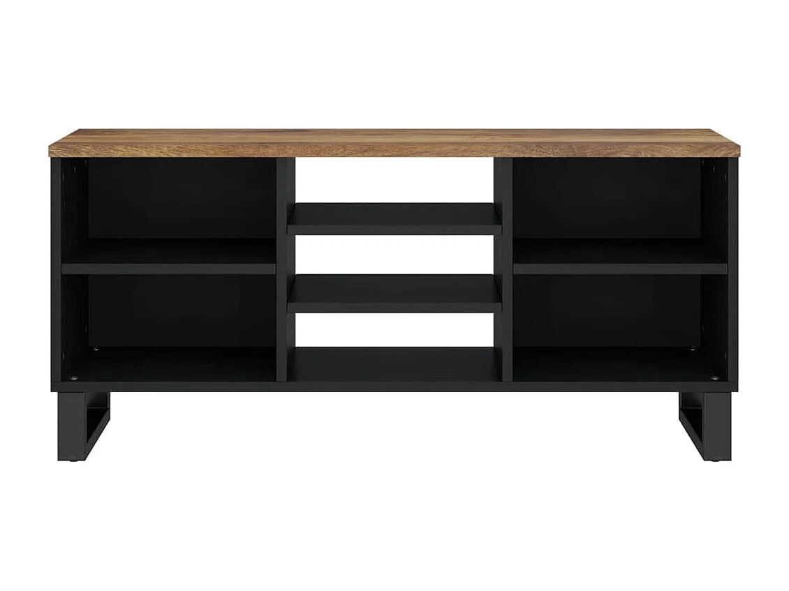 Chambersburg  Meuble TV 100x33x46 cm bois de manguier et d'ingénierie