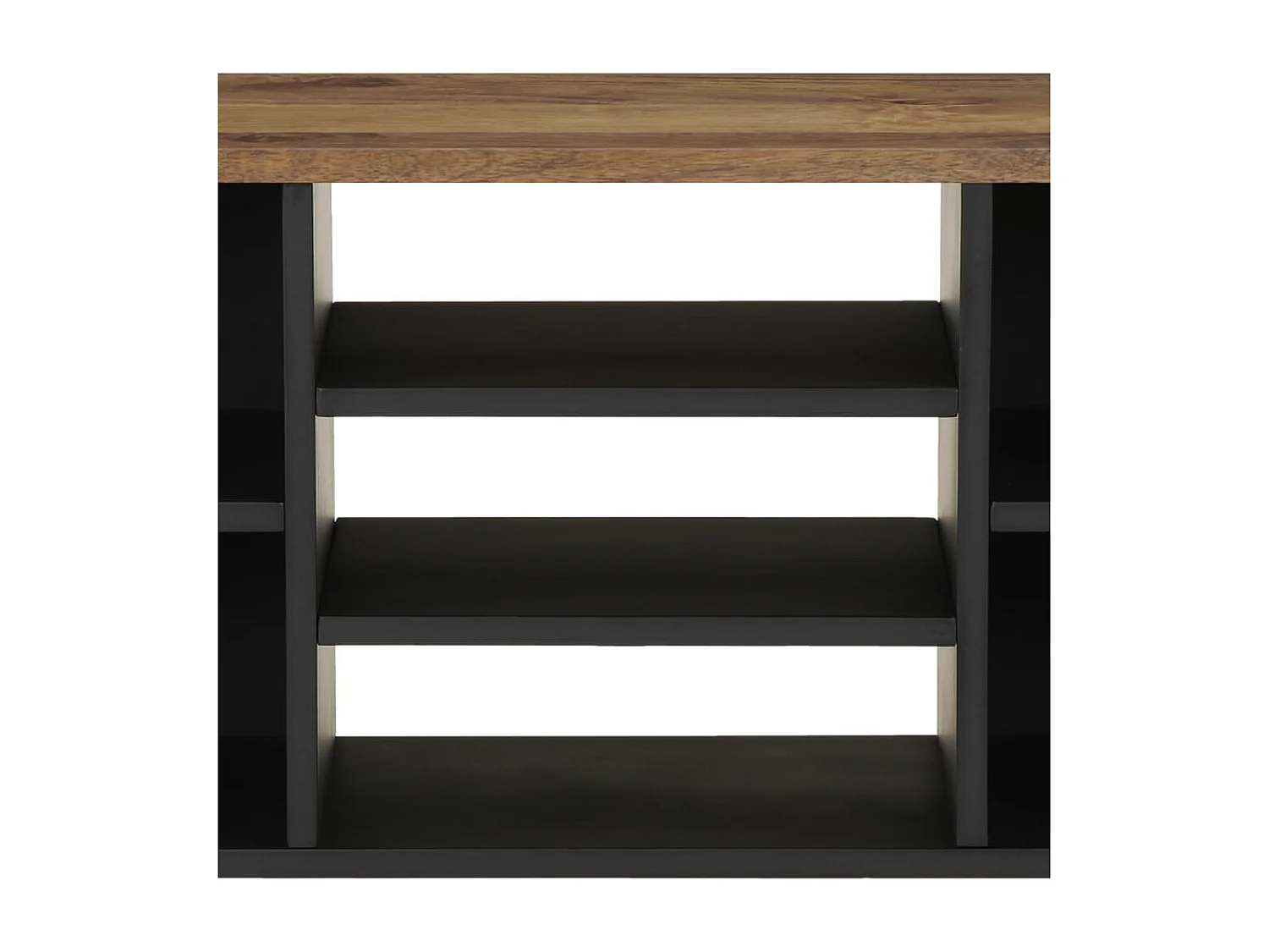 Chambersburg  Meuble TV 100x33x46 cm bois de manguier et d'ingénierie