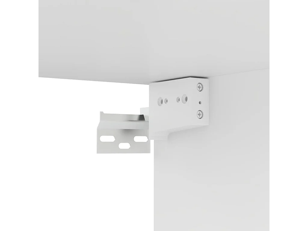 Sultan  Meubles TV 4 pcs Blanc 100x30x30 cm Bois d'ingénierie