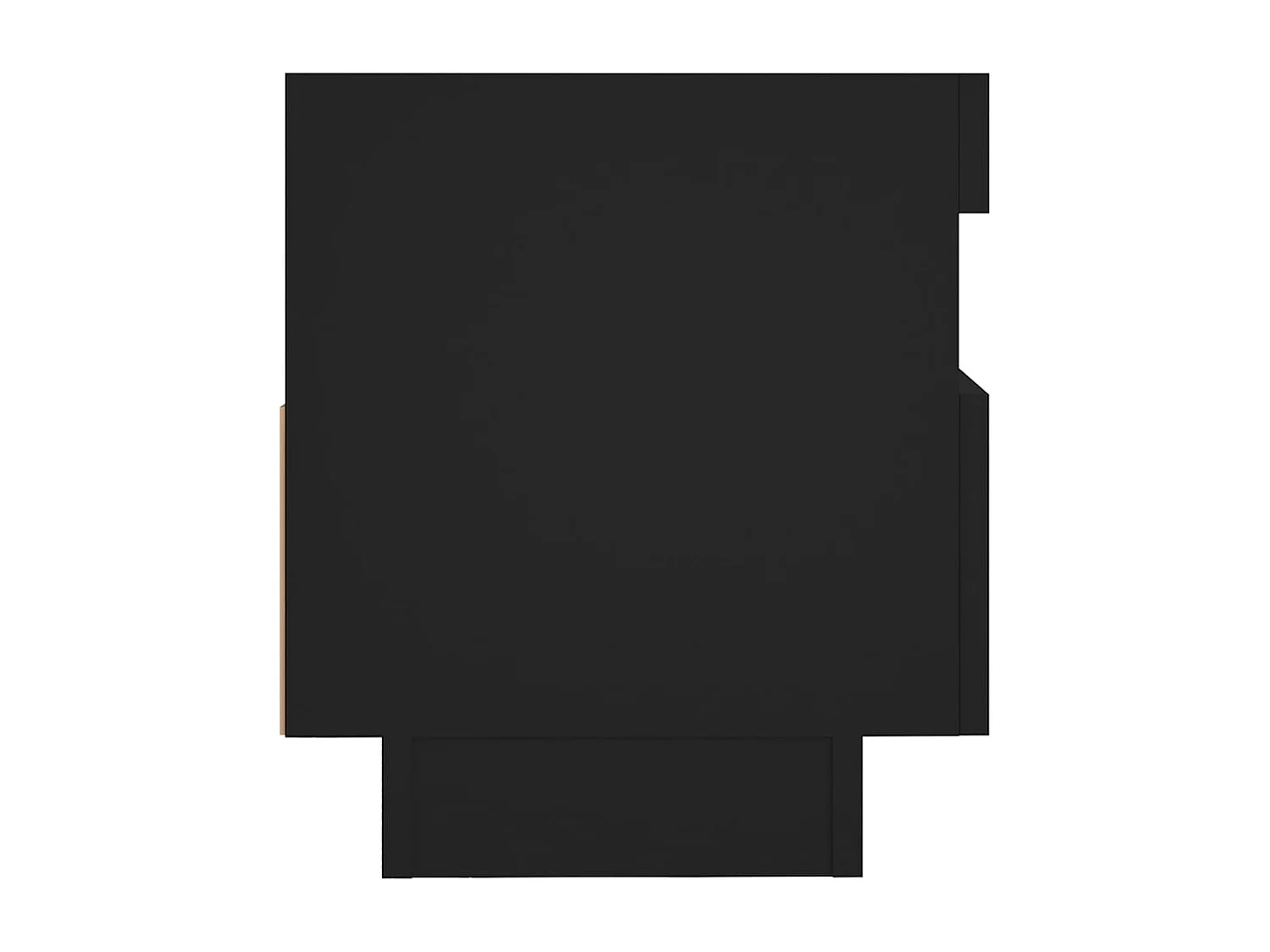 Roelant  Meuble TV avec lumières LED noir 80x35x40 cm