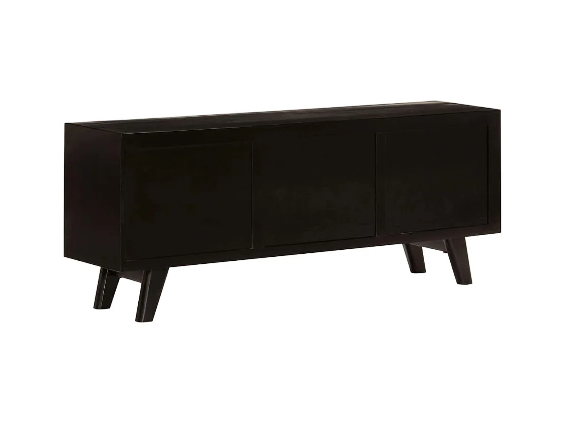 Garden Furniture -  Meuble TV Bois de manguier massif 120x30x50 cm