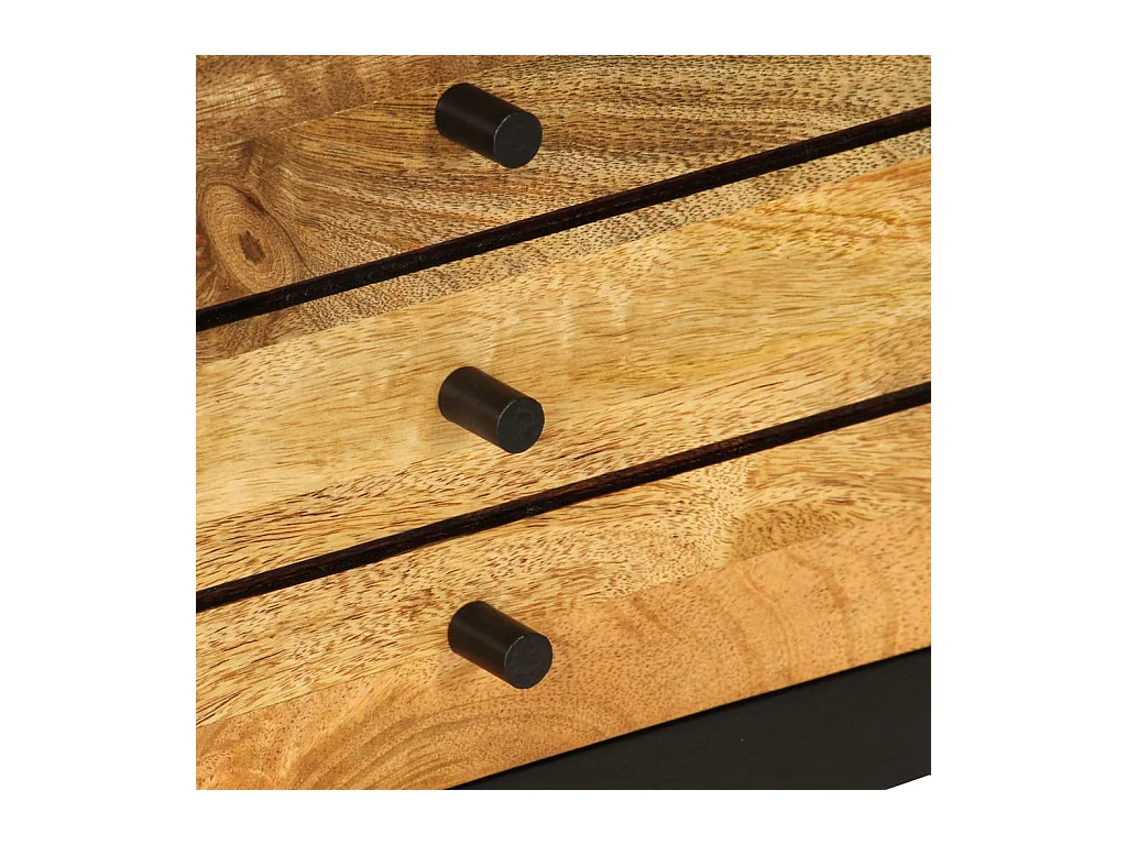 Garden Furniture -  Meuble TV Bois de manguier massif 120x30x50 cm