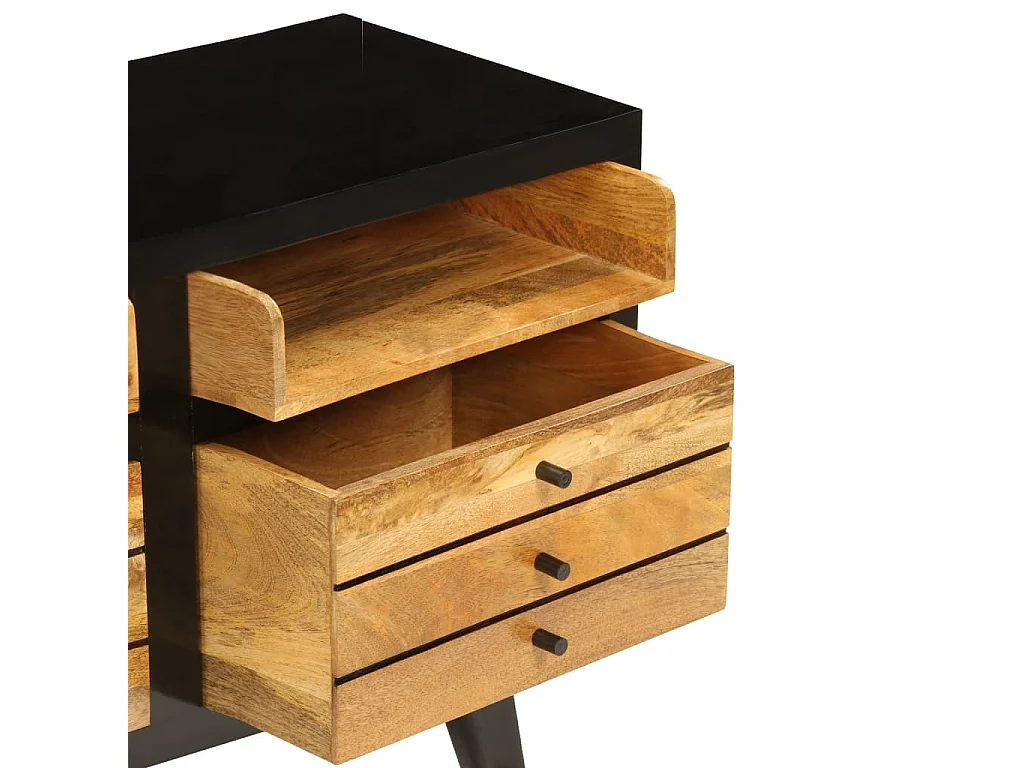 Garden Furniture -  Meuble TV Bois de manguier massif 120x30x50 cm