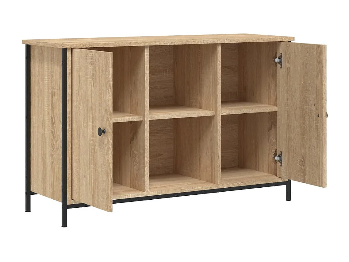 Jacques-Alain  Tv-meubel 100x35x65 cm bewerkt hout sonoma eikenkleurig
