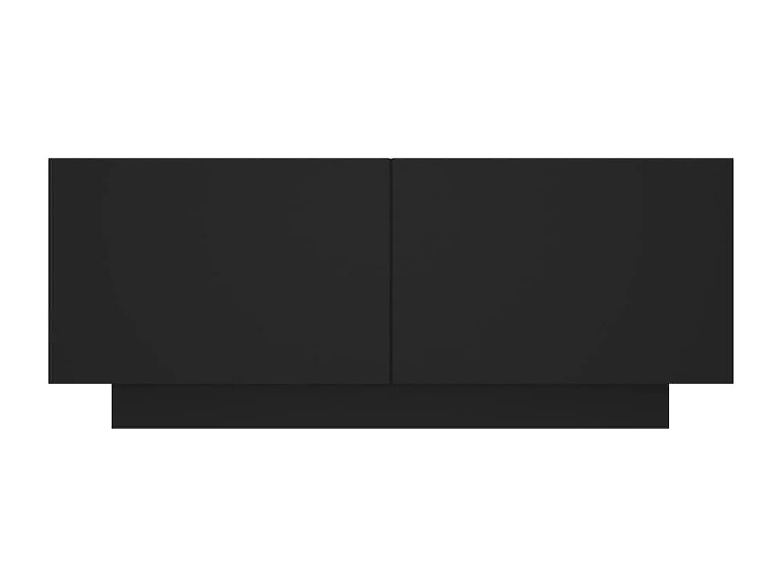 Westwego  Meuble TV Noir 100x35x40 cm Aggloméré