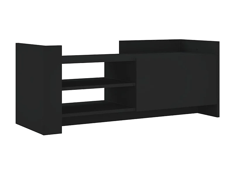 Nando  Meuble TV Noir 100x35x40 cm Bois d'ingénierie