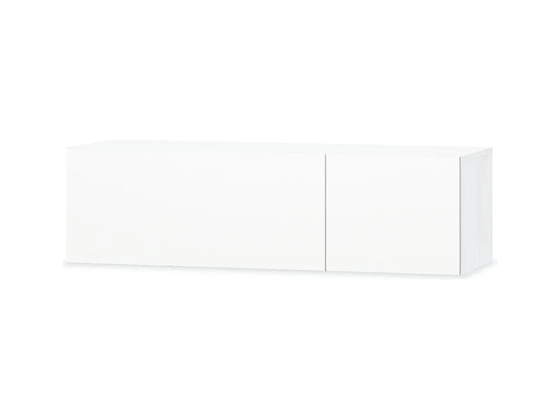 Nyldir  Meubles TV 2 pcs bois d’ingénierie 120x40x34 cm Blanc brillant