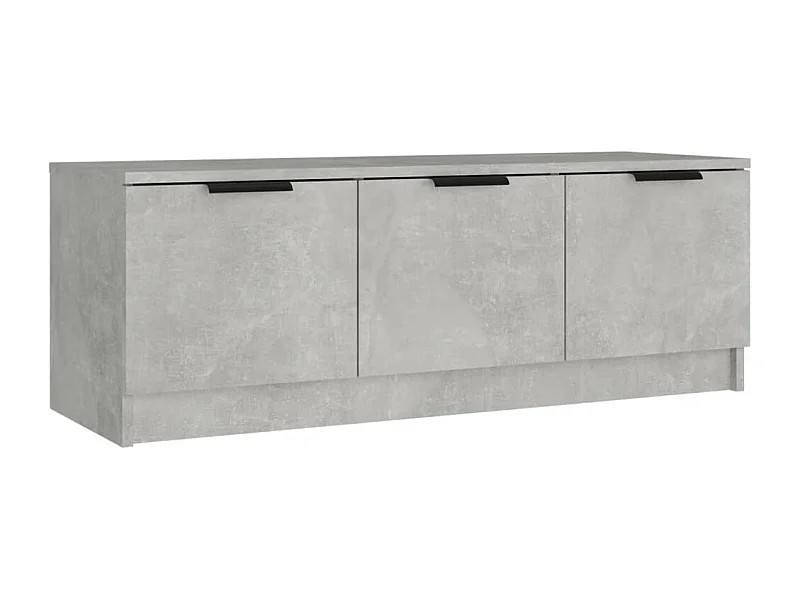 Yrnir  Mueble de TV madera contrachapada gris hormigón 102x35x36,5 cm