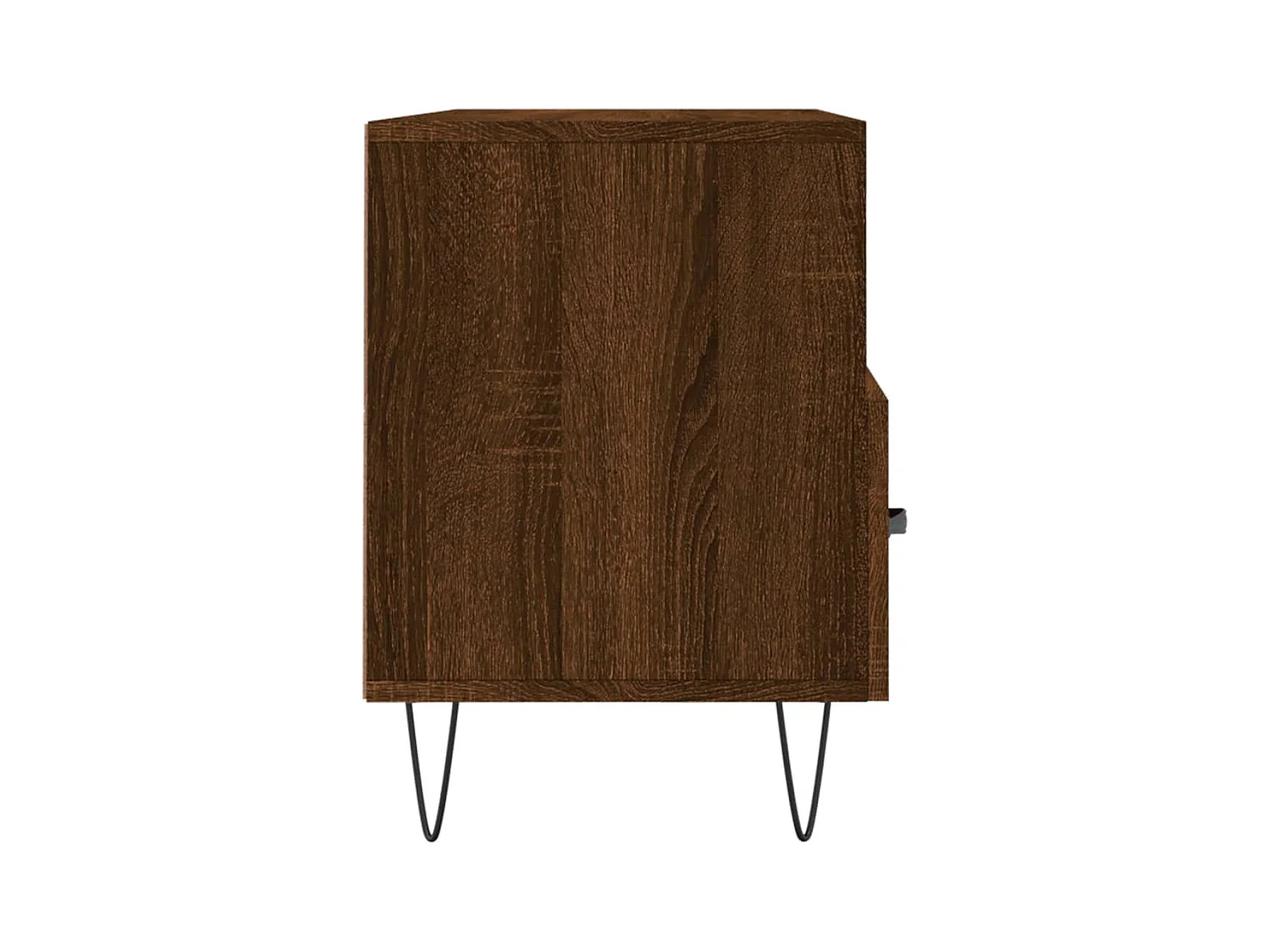 Juana Fernanda  Mueble de TV madera de ingeniería marrón roble 102x36x50 cm