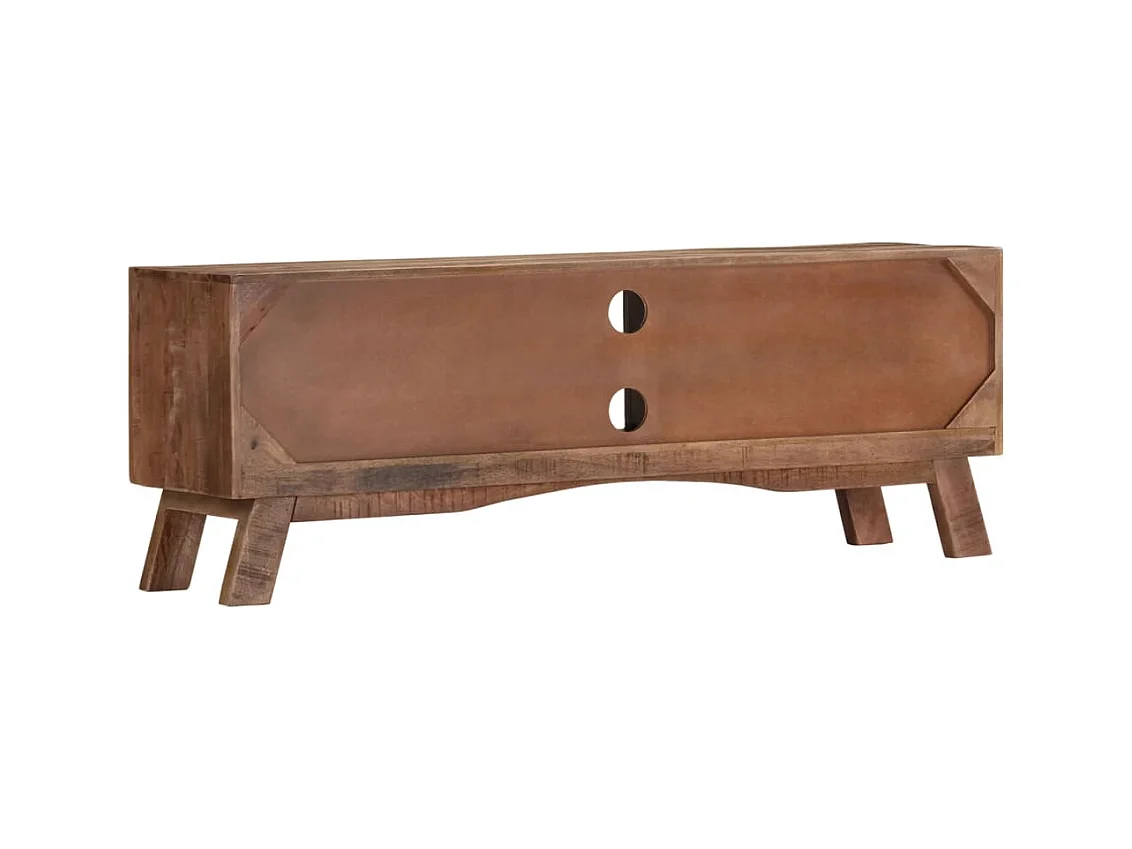 Garden Furniture -  Meuble TV 110x30x40 cm Bois de manguier brut