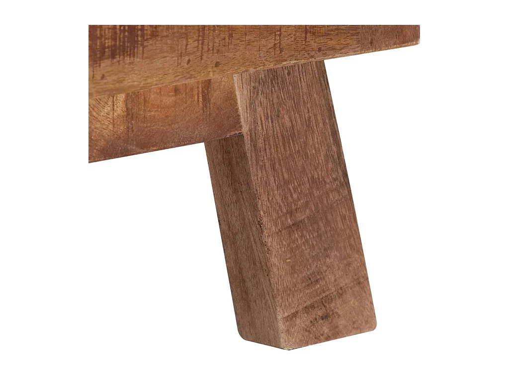 Garden Furniture -  Meuble TV 110x30x40 cm Bois de manguier brut