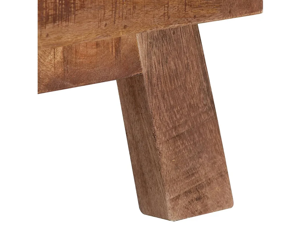 Garden Furniture -  Meuble TV 110x30x40 cm Bois de manguier brut