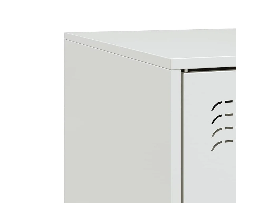 Jean-Claude  Tv-meubel 99x39x44 cm staal wit