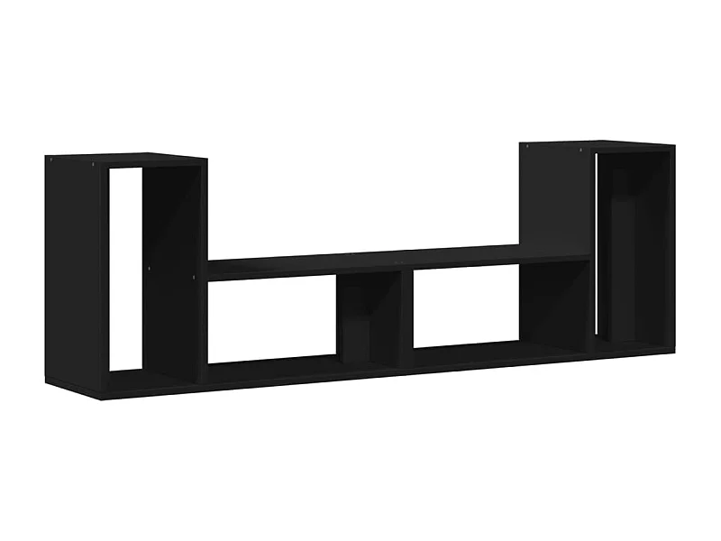 Dunmore  Meubles TV 2 pcs noir 75x30x50 cm bois d'ingénierie