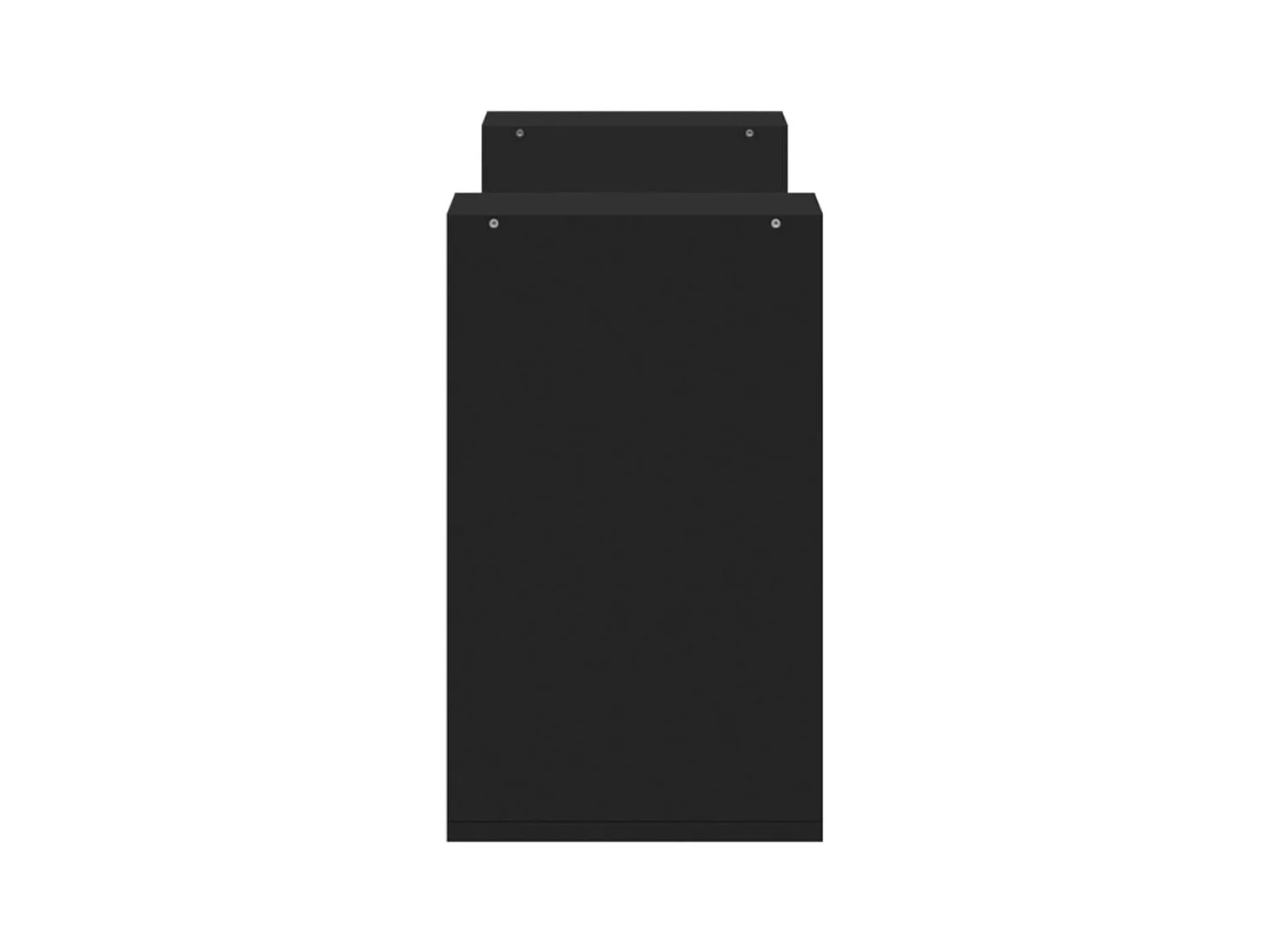 Dunmore  Meubles TV 2 pcs noir 75x30x50 cm bois d'ingénierie