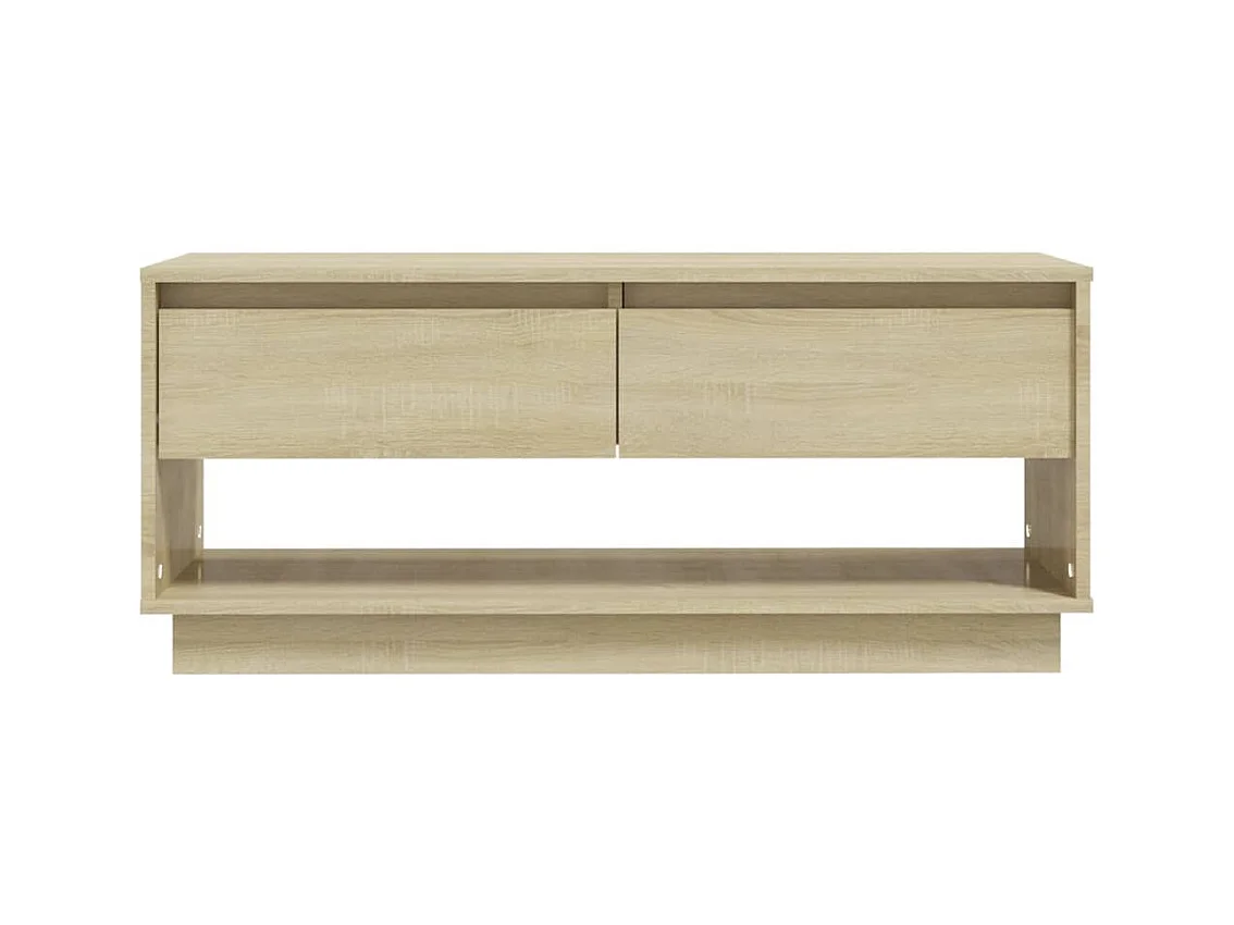 Ilias  Tv-meubel 102x41x44 cm bewerkt hout sonoma eikenkleurig