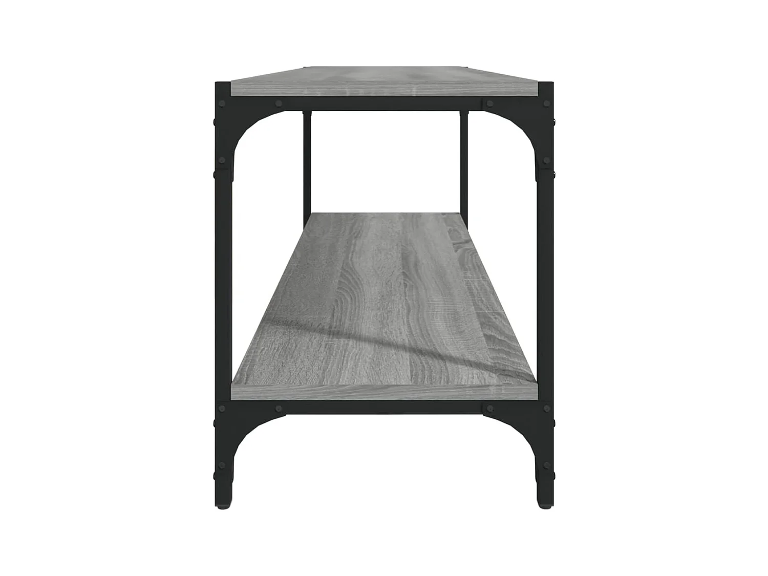 Foster City  Mueble para TV contrachapada y acero gris Sonoma 100x33x41 cm