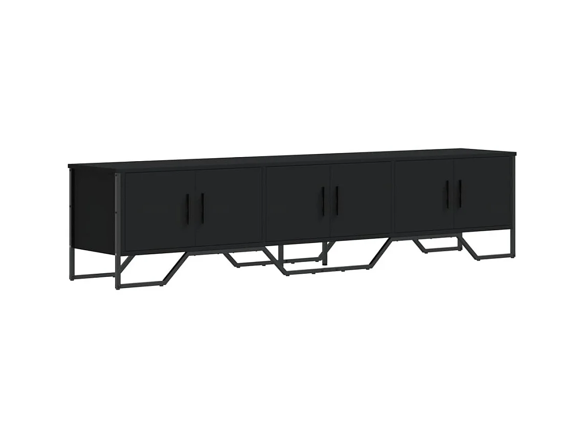 Nouria  Tv-meubel 180x34x41 cm bewerkt hout zwart