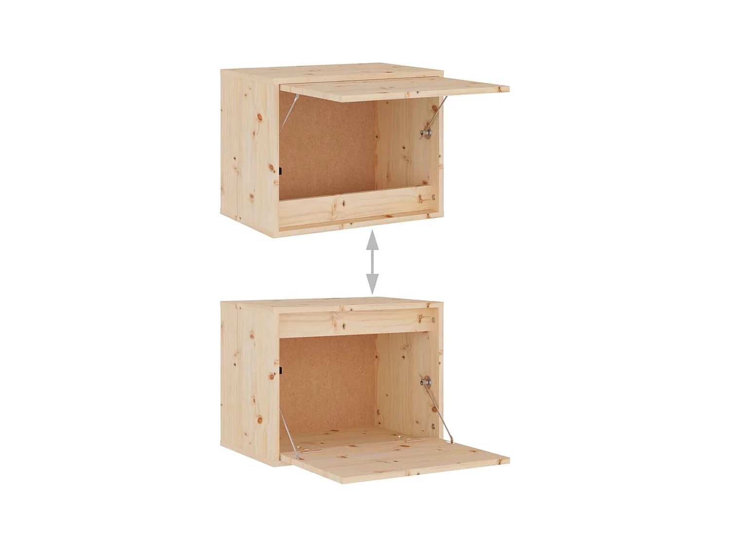 Gunleik  Meubles TV 6 pcs Bois massif de pin