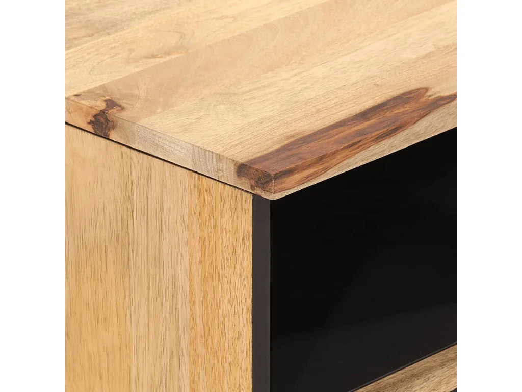 Garden Furniture -  Meuble TV 70x33x46 cm Bois massif de manguier