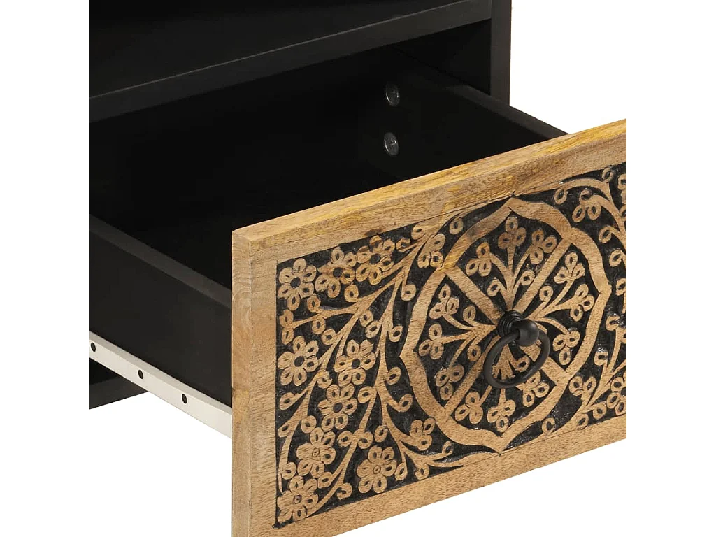 Garden Furniture -  Meuble TV 70x33x46 cm Bois massif de manguier